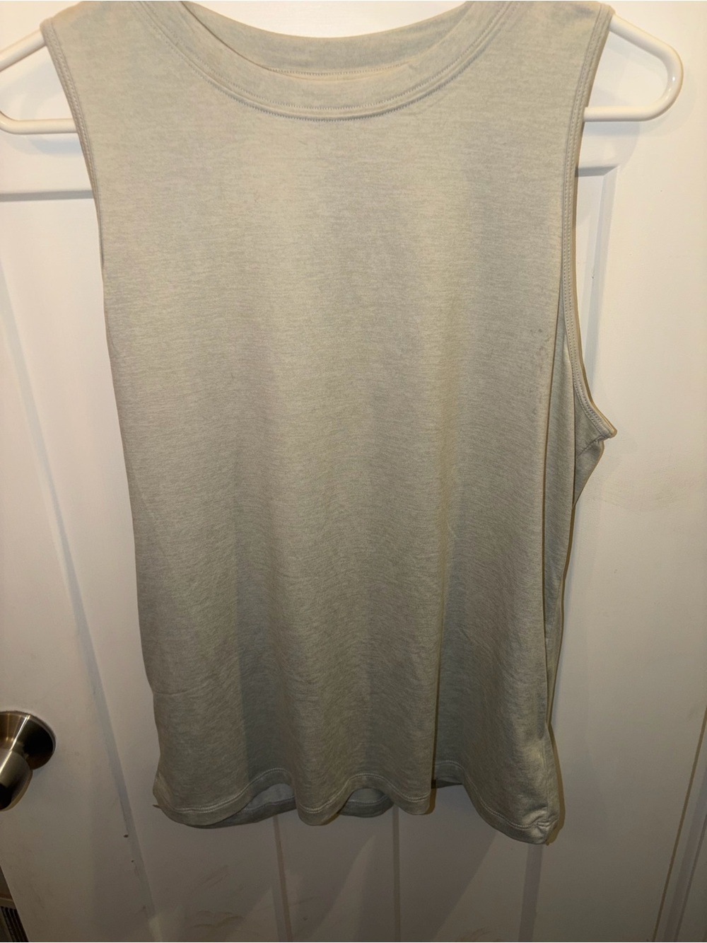 Fabletics Light Sage Sleeveless Crewneck Tank